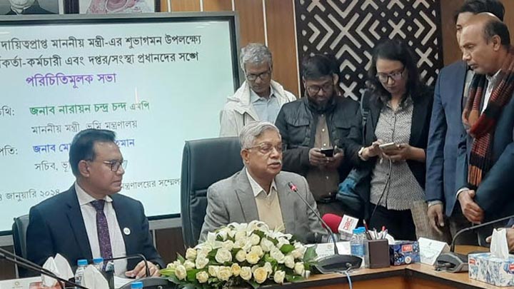 নিজে পরিচ্ছন্ন থাকবো, সবাইকে পরিচ্ছন্ন থাকার আহ্বান জানাবো: ভূমিমন্ত্রী