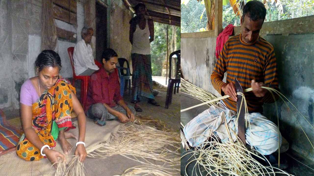 ভালো নেই দখিনের শীতলপাটির কারিগররা