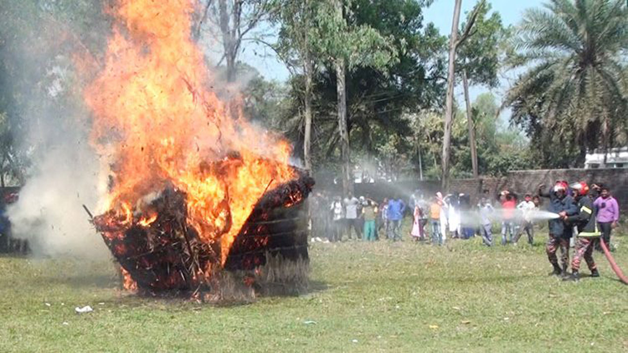 ফুলবাড়ীতে জাতীয় দুর্যোগ প্রস্তুতি দিবস পালন