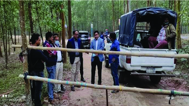 বন্ধ করে দেওয়া হলো সোহাগ এগ্রো ফুডের অবৈধ রাস্তা