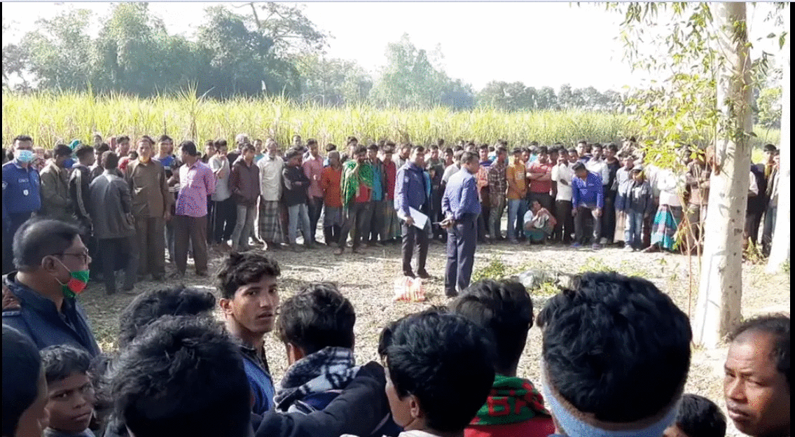 পঞ্চগড়ে বাদাম ক্ষেত থেকে যুবকের লাশ উদ্ধার